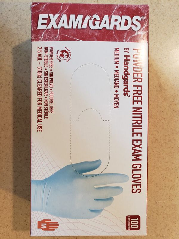 NITRILE Medical Examination disposable rubber gloves